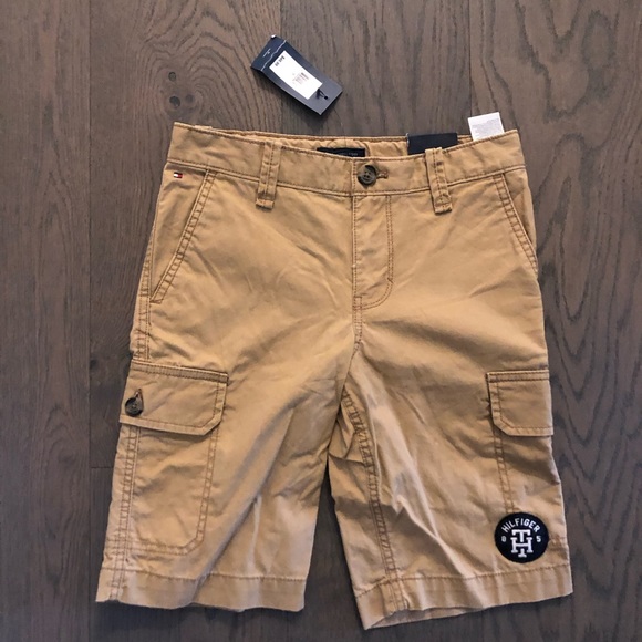 Tommy khaki boys shorts sz 12 NWT - Picture 1 of 4